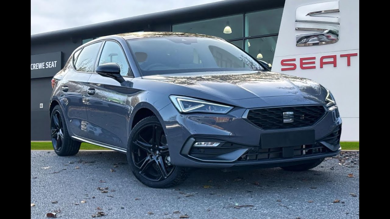 Brand New SEAT Leon Hatch FR Black Edition 1.5 TSI Petrol 150 6-speed manual in Graphene Grey
