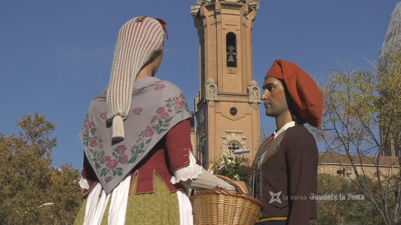 Festa Major a Sant Andreu de Palomar: convidats, ball de rams i el canó.