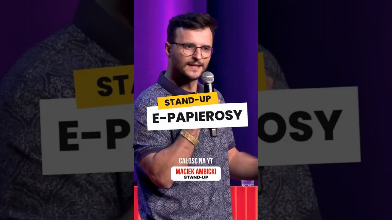 Maciek Ambicki - E-papierosy | PeFKa 2025 & Masz Minutę | Stand-up 2025 #maszminute #standup  #humor