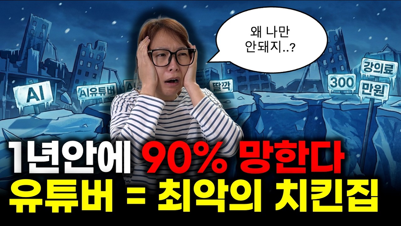 제발 똑같은거 만들지 마세요 유튜브 도전하는 사람들이 결국 포기하는 이유