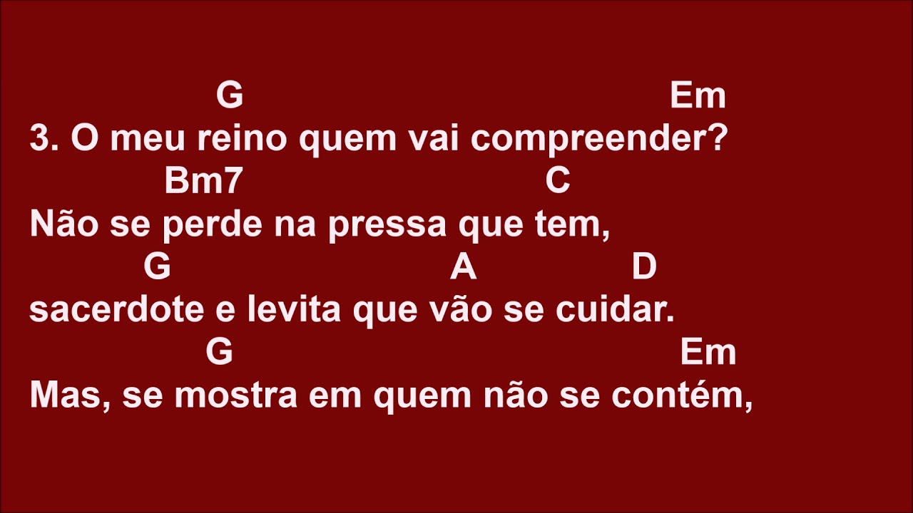[COMUNHÃO] 791 - O MEU REINO TEM MUITO A DIZER