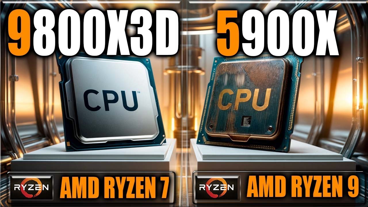 9800X3D vs 5900X Benchmarks - Gaming Benchmarks / Applications Tests