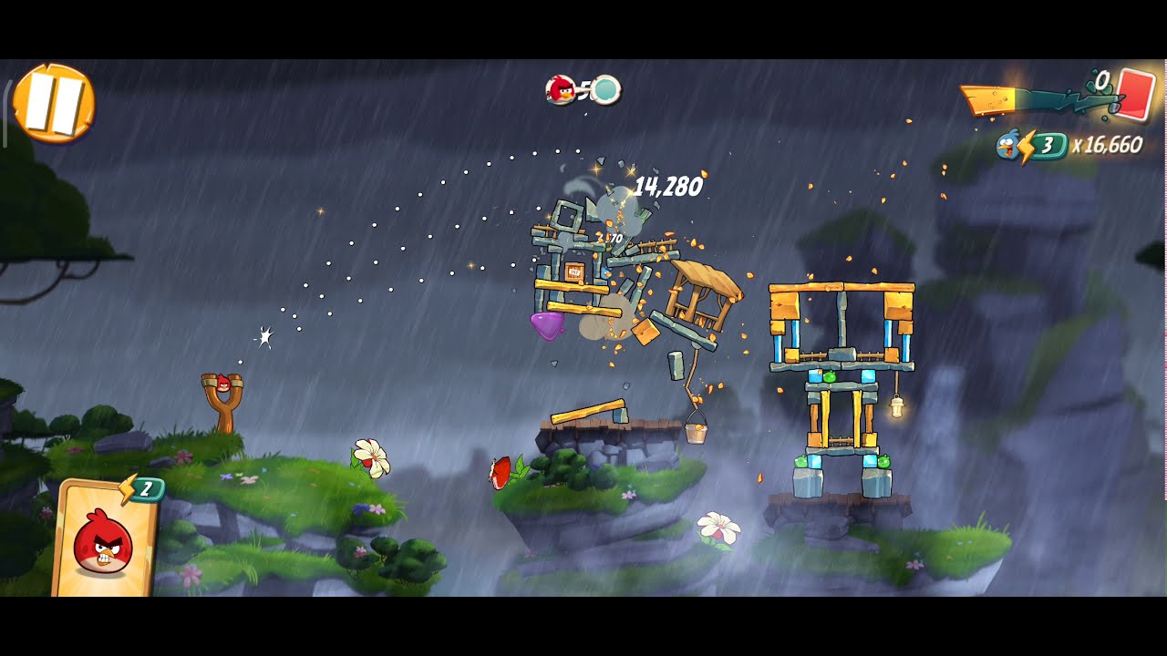 Angry birds 2 Cobalt Plateaus Feathery Hills Level 1 to 5
