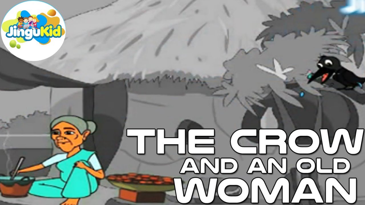 Moral stories for Kids | The Crow And Old Woman | Animation | Preschool | Kids | Kindergarten |