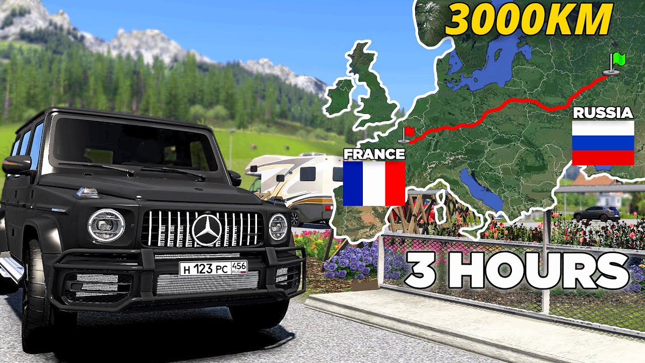 ETS2 Longest Road Trip (Moscow to Paris) Russia to France | Euro Truck Simulator 2