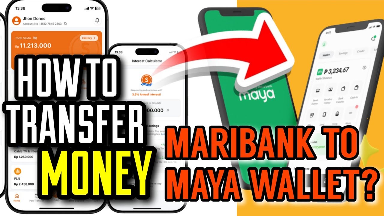 HOW TO TRANSFER MONEY FROM MARIBANK(SEABANK) TO MAYA WALLET?