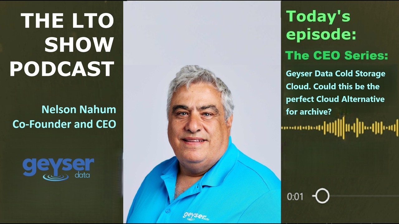 The LTO Show - CEO Series with Nelson Nahum, , Co-Founder and CEO , Geyser Data
