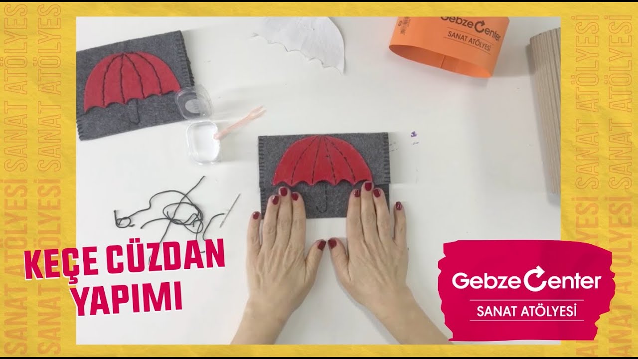 Keçe Cüzdan Yapımı Atölye Çalışması 🎨