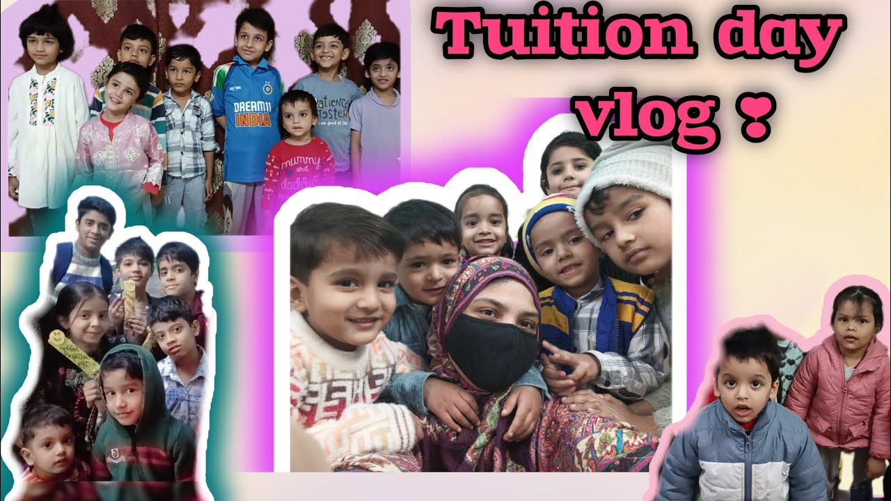 In Bacchon Ke Saath Guzra Ek Khoobsurat Din♥️ | Tution Vlog with Motivation