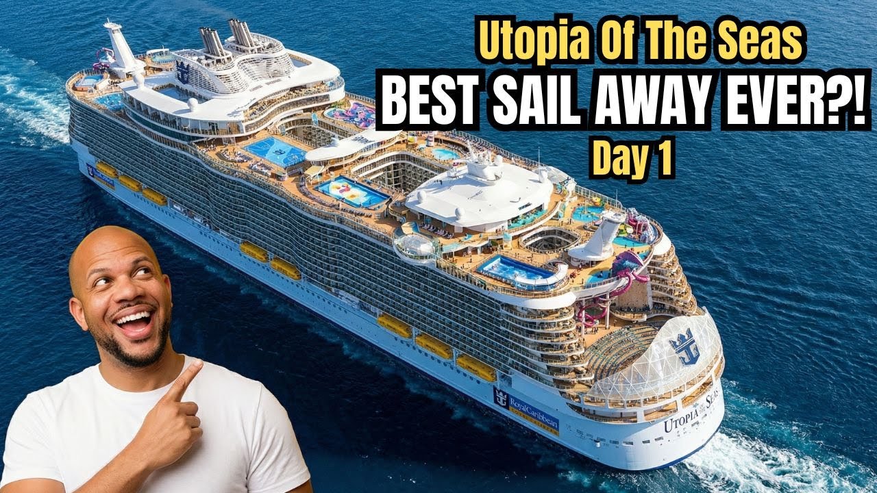 Day One on Utopia of the Seas | The BEST Sailaway Party I’ve Ever Been To!
