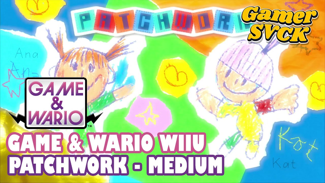 Game & Wario WIIU: Kat's and Ana's Patchwork - Medium (No Commentary Gameplay) 60FPS