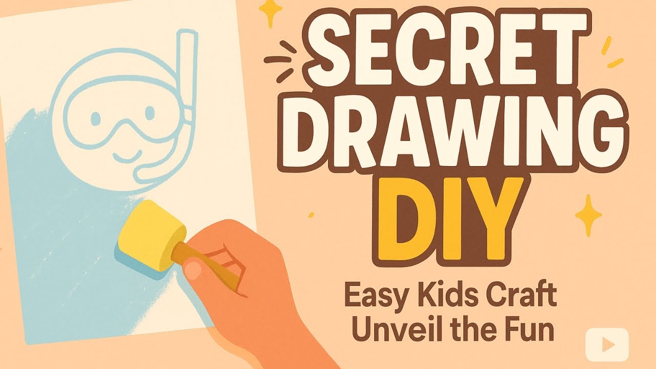 Secert Drawing | DIY Crafts for Kids ✂️ | Easy Art Projects & Hands-On Learning Fun