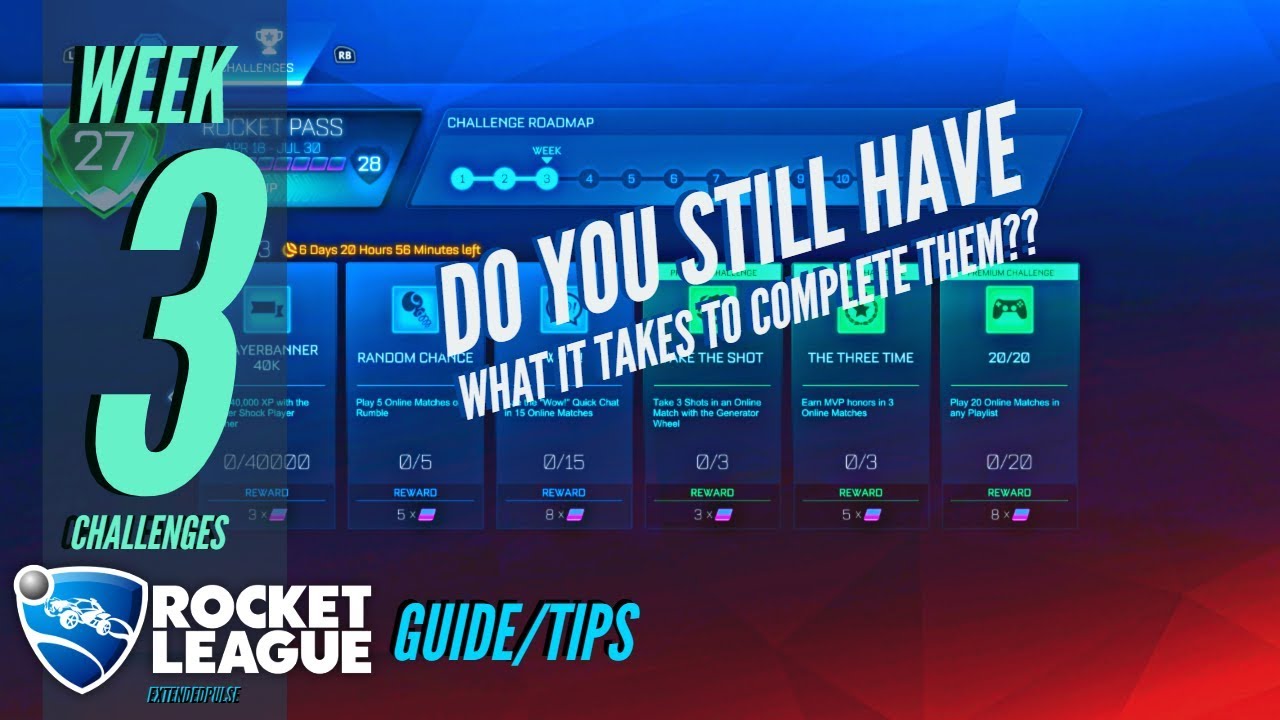 NEW Week 3 Challenges- Rocket Pass 3- How to complete them QUICKER