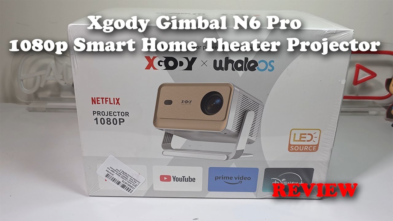 Обзор проектора для умного домашнего кинотеатра Xgody Gimbal N6 Pro 1080p