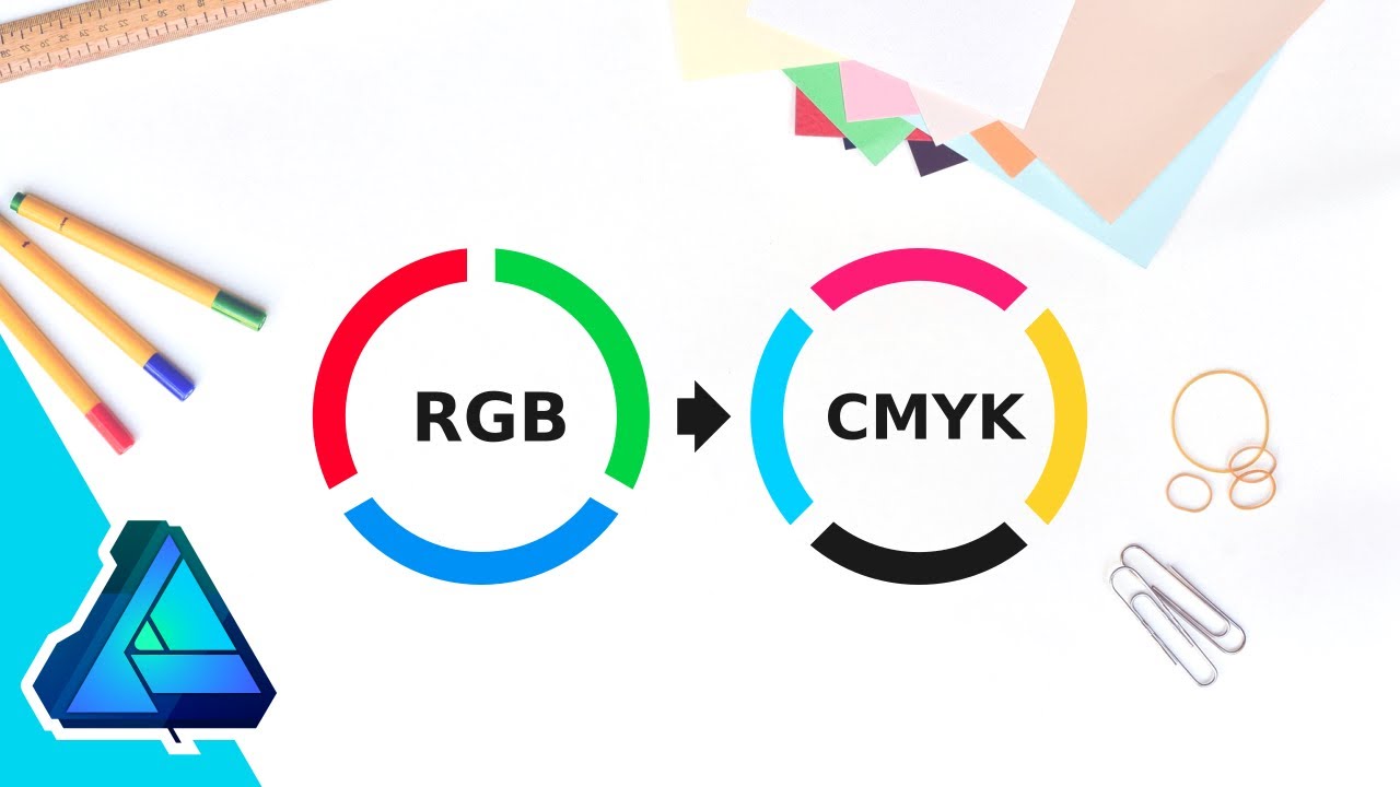 Конвертируйте RGB в CMYK с помощью Affinity Designer