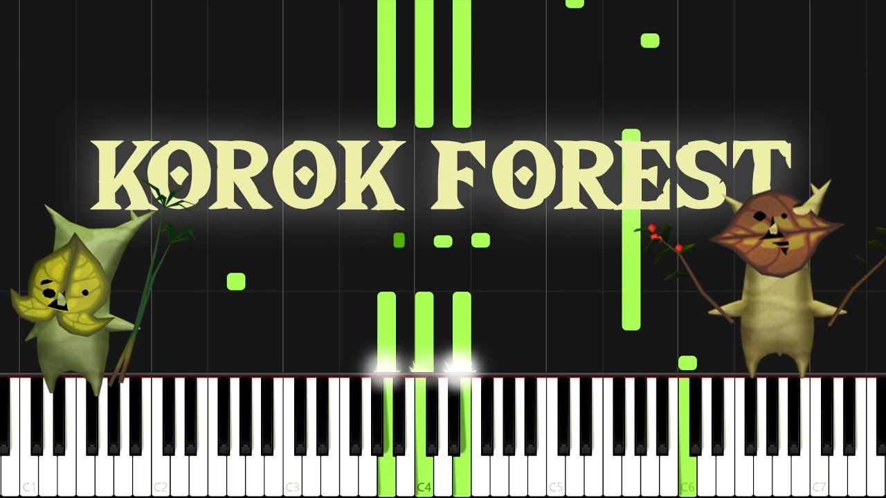 Korok Forest - Breath of the Wild (Piano Tutorial) [Synthesia]