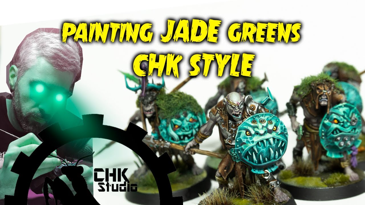 Painting jade green CHK style