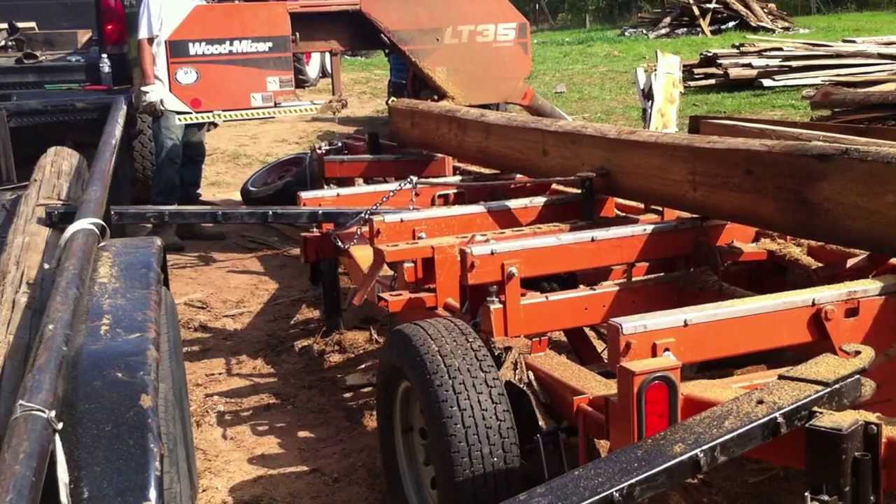 Creosote Poles milled into 6x6x16 timbers