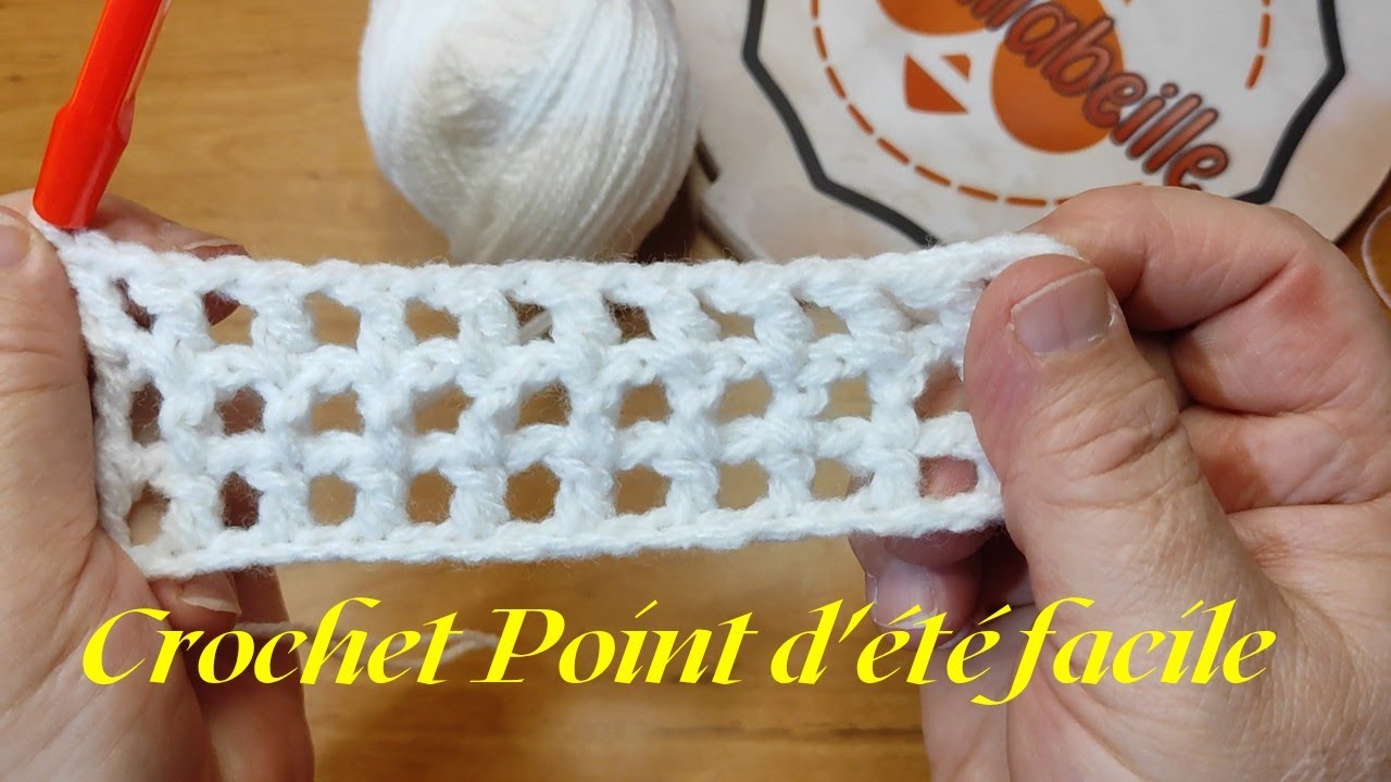 Crochet Point filet facile : idéal pour vos projets d’été au crochet🔥🌞✨