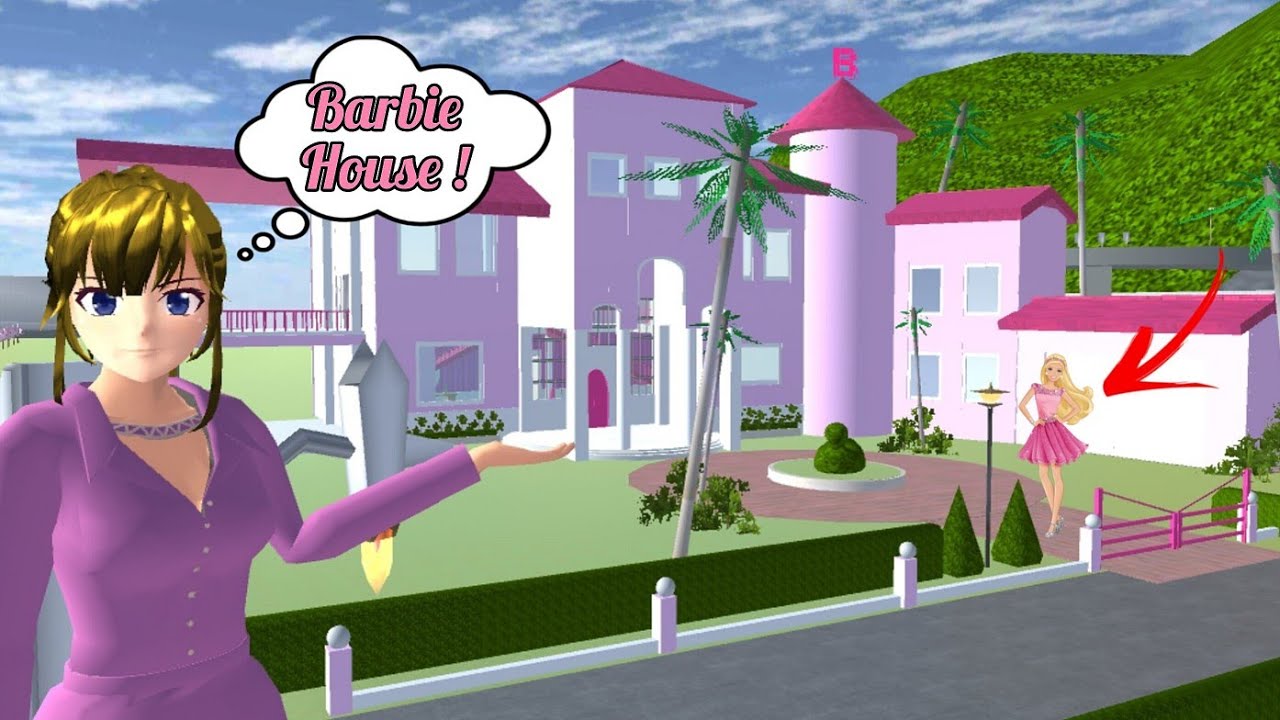 كيف لقيت بيت باربي بلعبة ساكورا سكول 🤩🩷!!