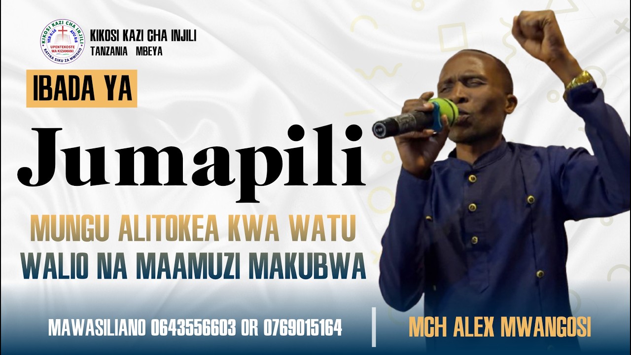 Ibada ya Jumapili | Mch. Alex Mwangosi - kikosi kazi cha injili | 21-02-2026
