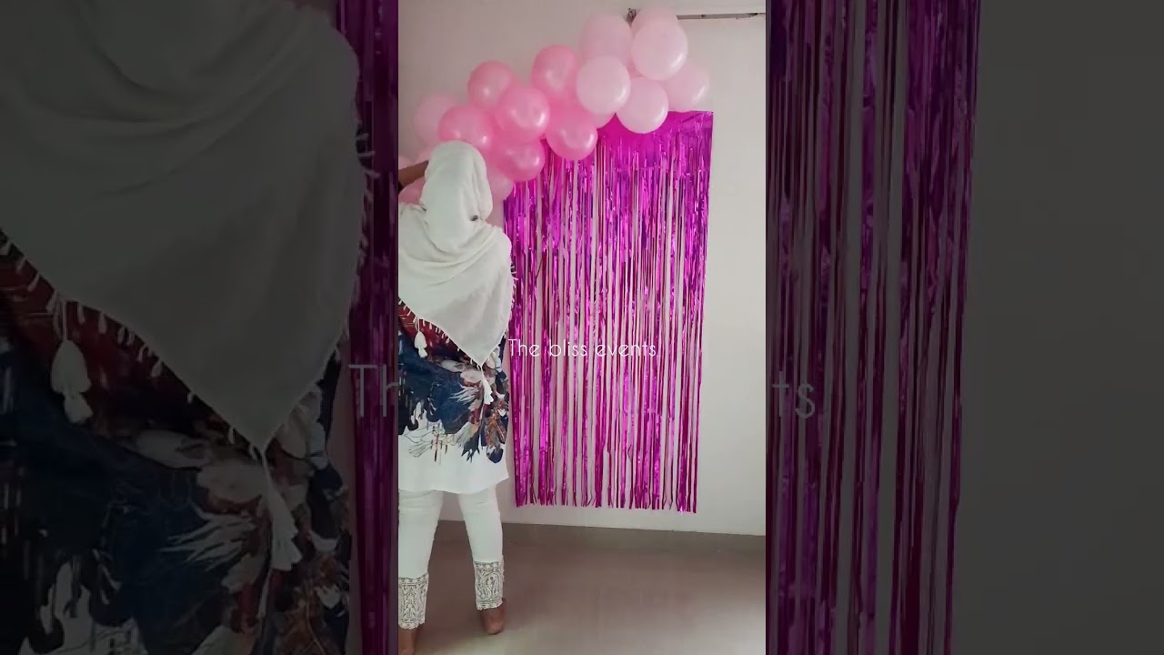 barbie theme birthday decorations ideas. #barbietheme #barbiethemebirthday #decorationathome
