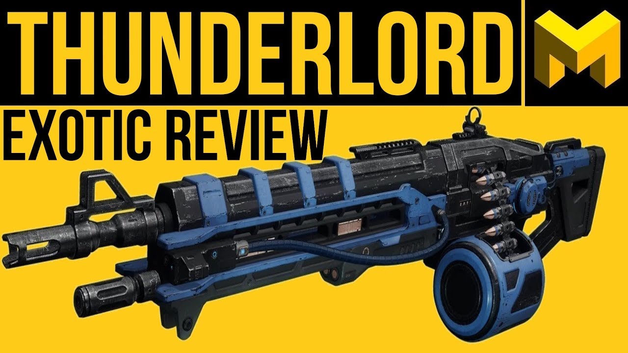 Destiny 2 Forsaken: Thunderlord Exotic Weapon Review