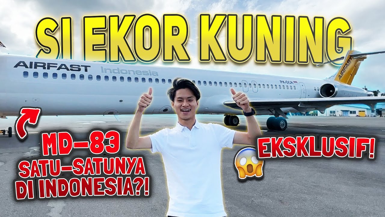 McDonnell Douglas MD-83 TERAKHIR milik Indonesia🇮🇩Pengalaman Terbang naik AIRFAST milik FREEPORT✈️