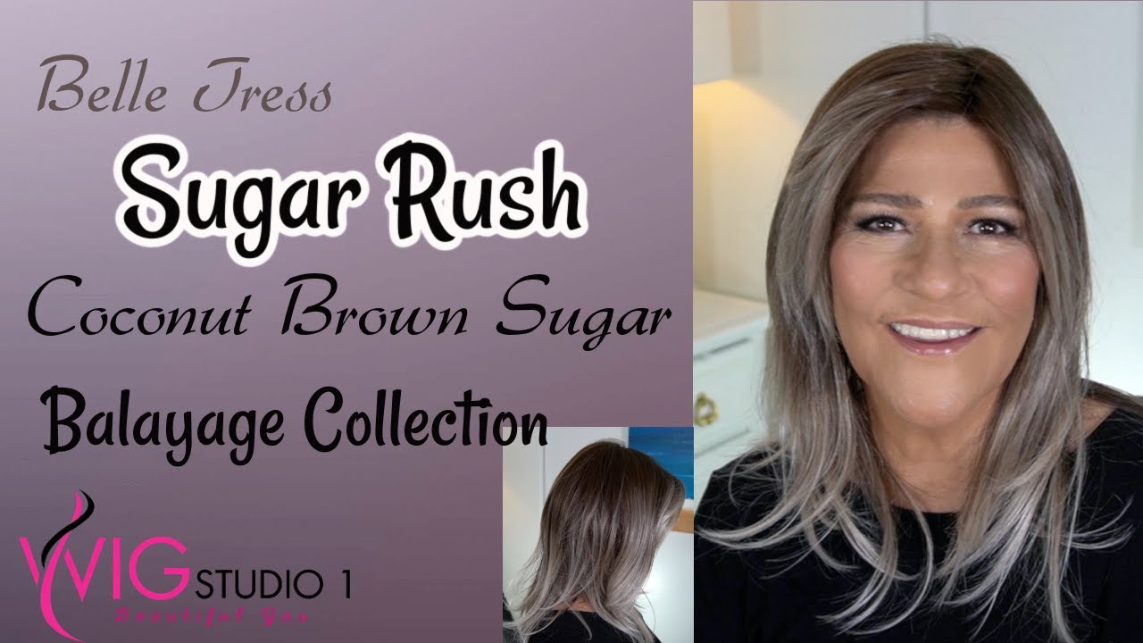 Belle Tress SUGAR RUSH Wig Review | COCONUT BROWN SUGAR | Balayage Collection