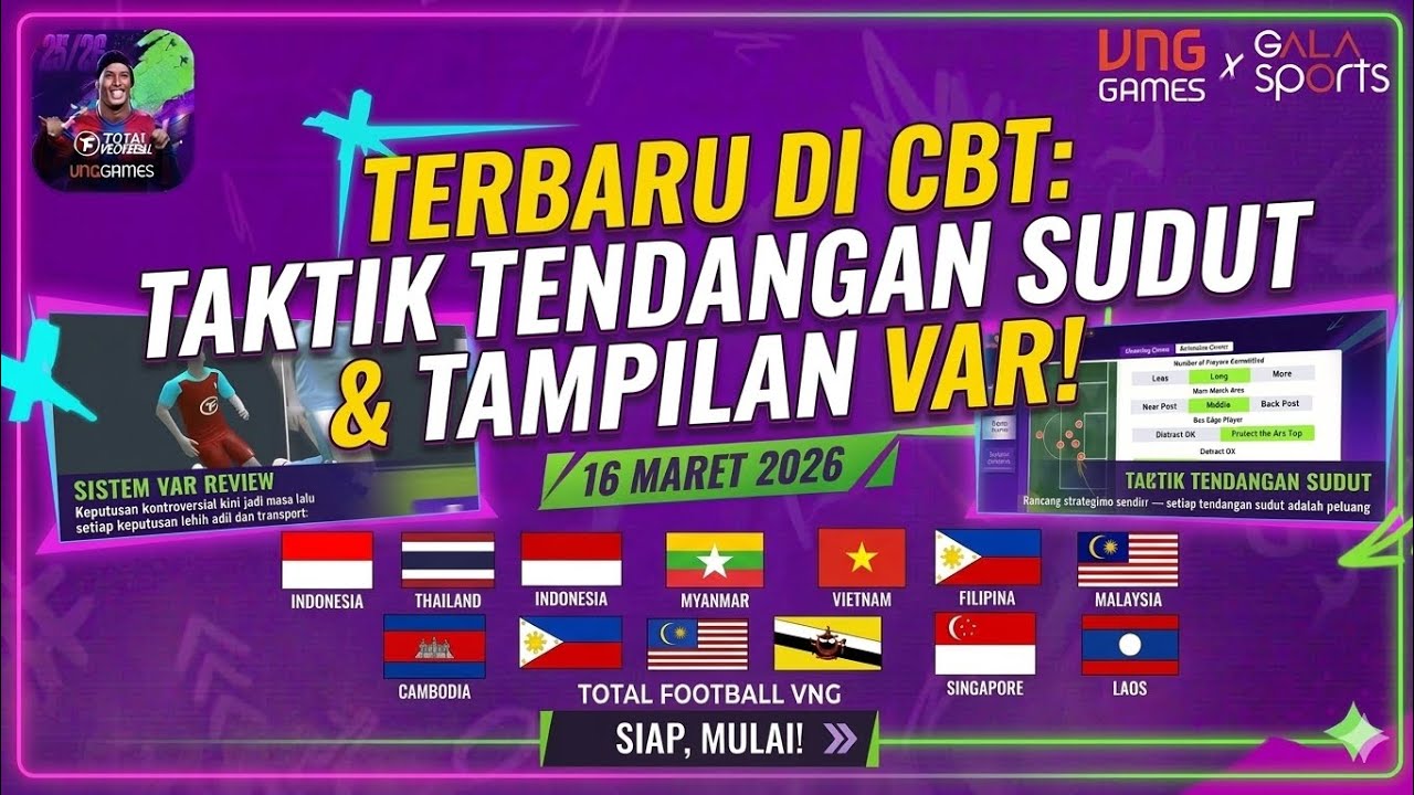 TOTAL FOOTBALL VNG - UPDATE TERBARU GRAFIK ULTRA HD