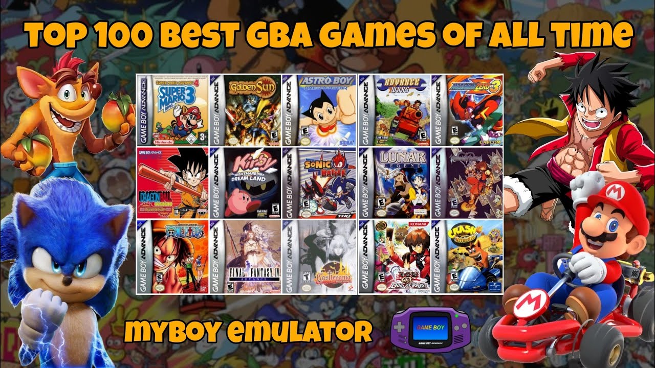 Top 100 Gameboy Advance (GBA) Games of All Time