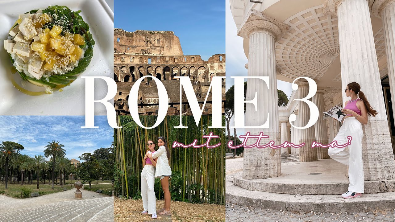 RÓMA 3: mit ettünk egy nap vegánként, Villa Torlonia és Forum Romanum | Lina