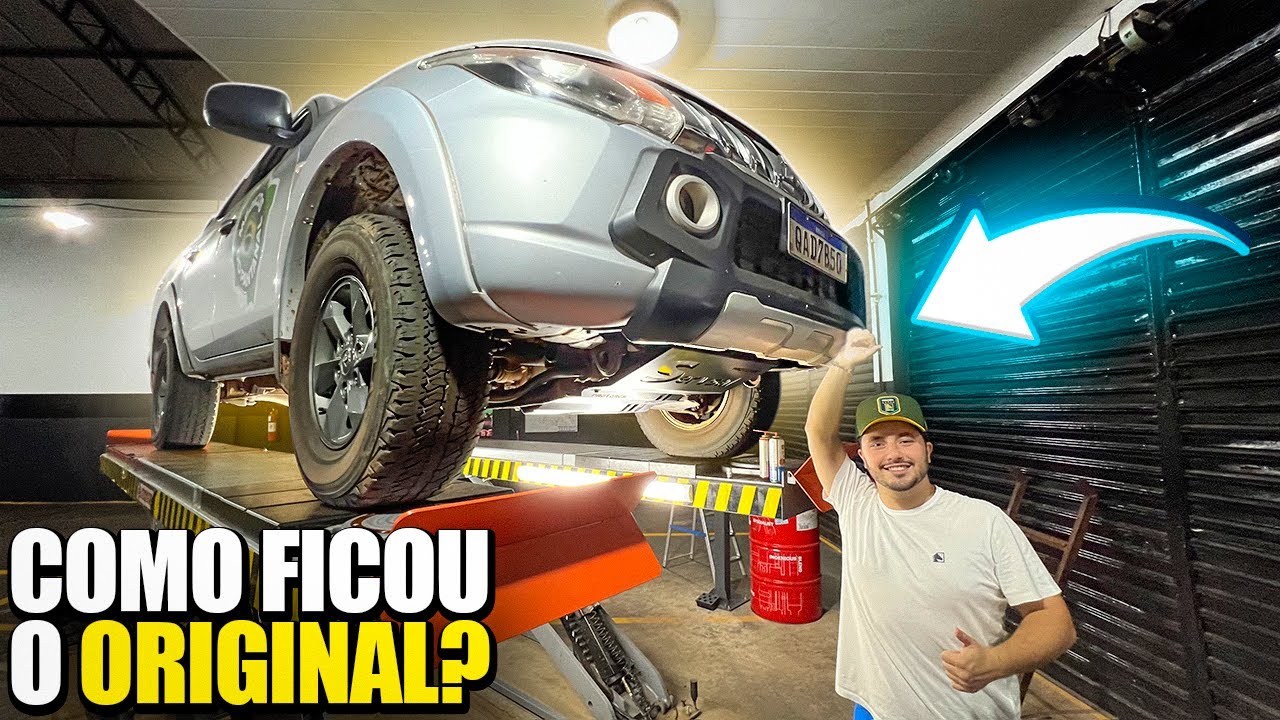 INSTALAMOS UM PEITO DE AÇO REFORÇADO NA L200 TRITON QUE SÓ ANDA NO PANTANAL!!