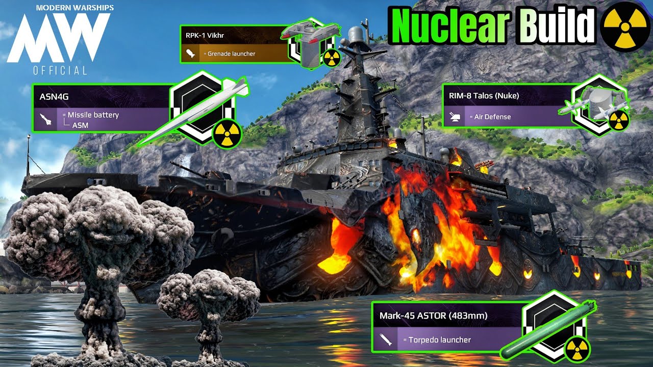 RF Vladimir Andreev With Most Brutal Nuclear Build ☢️ - Modern Warships 
