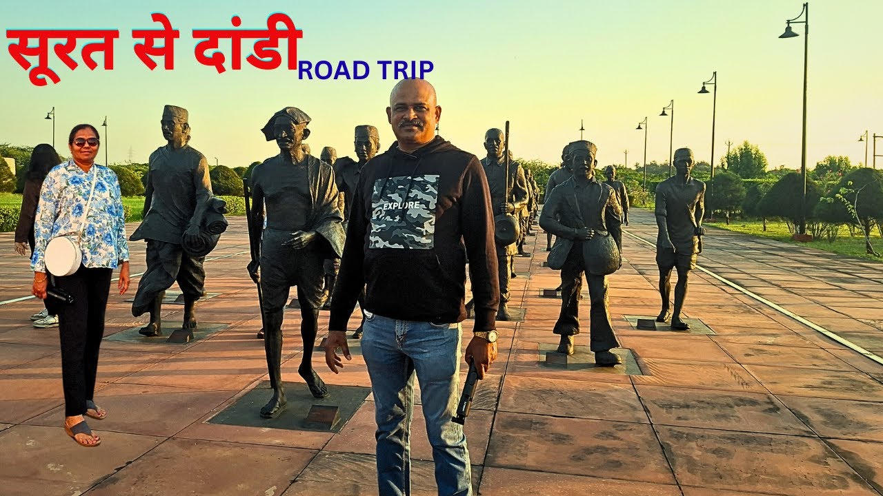 SURAT TO DANDI ROAD TRIP|PLACE TO VISIT IN SURAT|DANDI MARCH|TOURIST PLACE  SURAT|TRAVEL WITH VIPUL