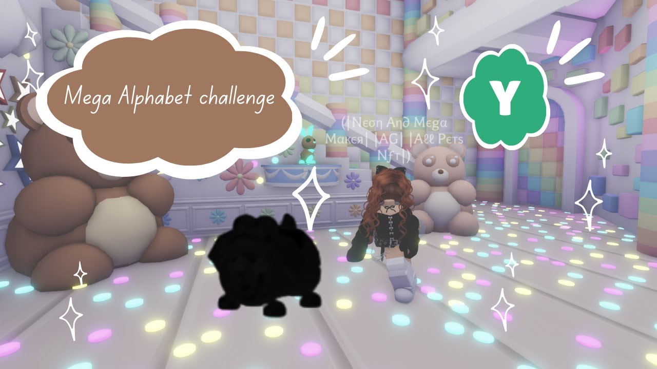 Adopt me Alphabet Challenge- Making a Mega Of Every Letter! - adopt me roblox