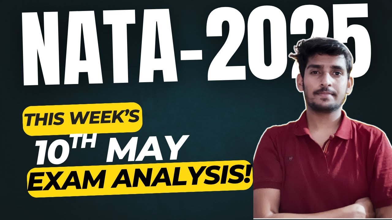 NATA-2025 May Questions- 10th May Complete Exam Analysis | NATA Important Exam Questions #nata2025