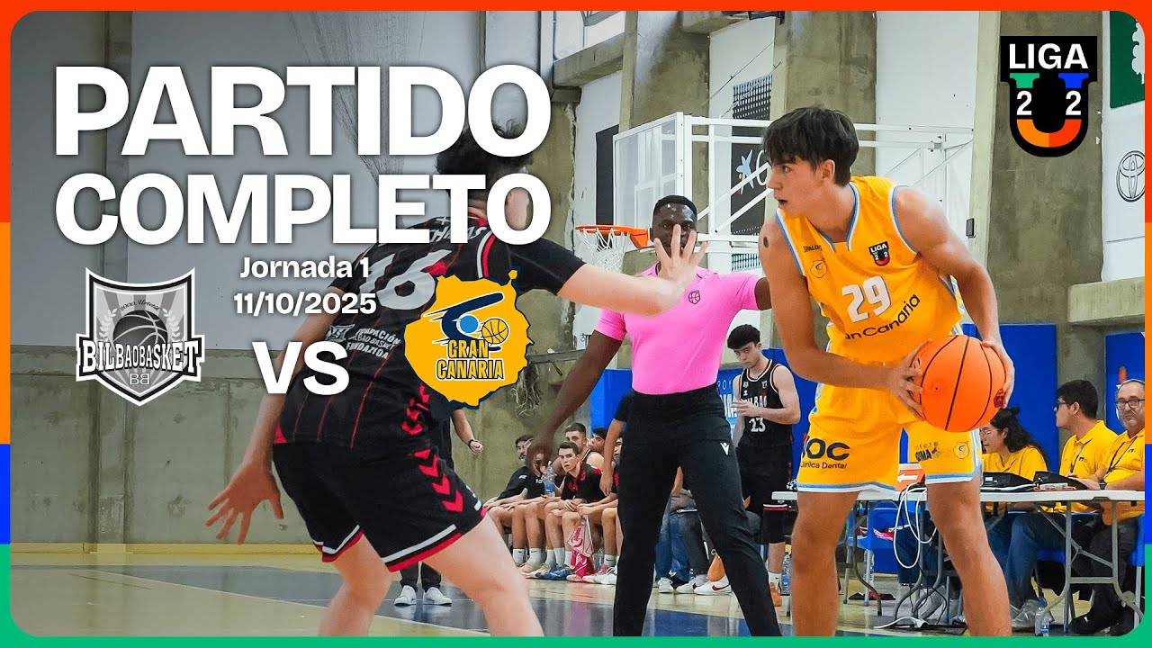 Partido completo: Gran Canaria-Bilbao Basket | Grupo B | Liga U 2025-26