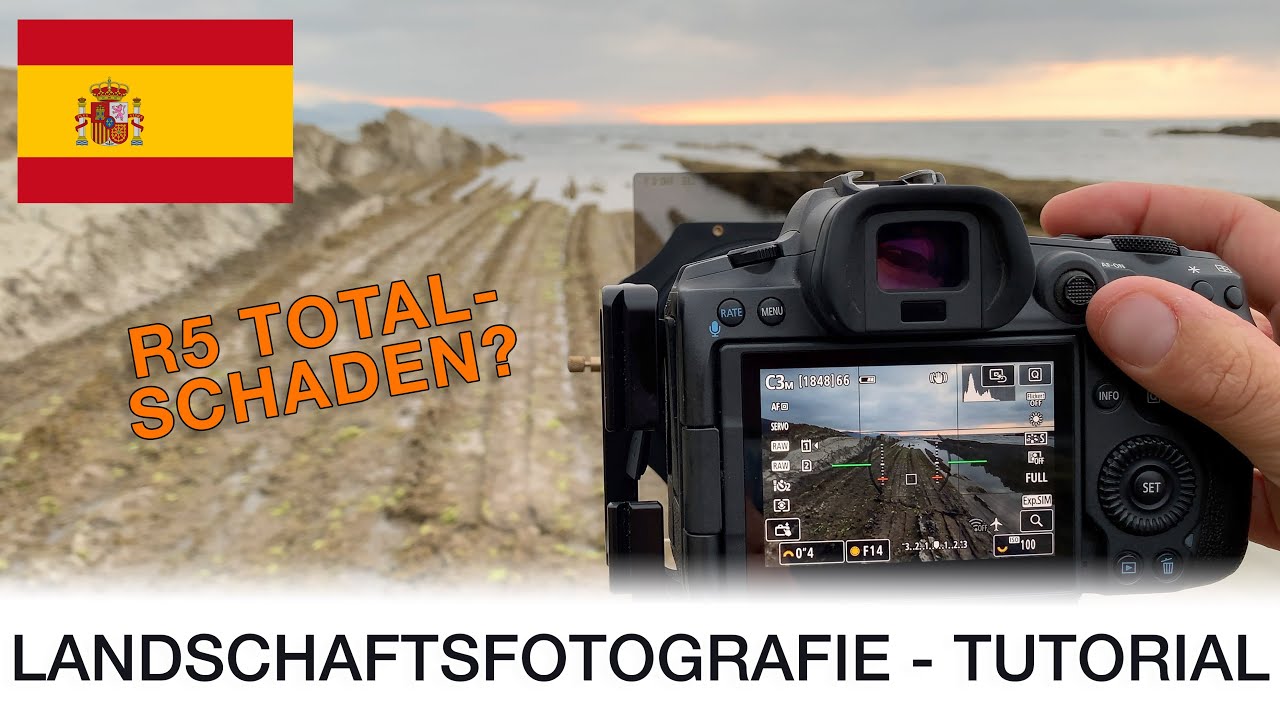 Sonnenuntergang am Meer & R5 Totalschaden? - Landschaftsfotografie in Spanien
