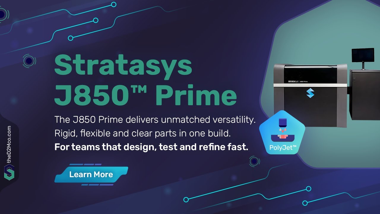 Stratasys J850™ Prime | Full-Color Multi-Material Prototyping