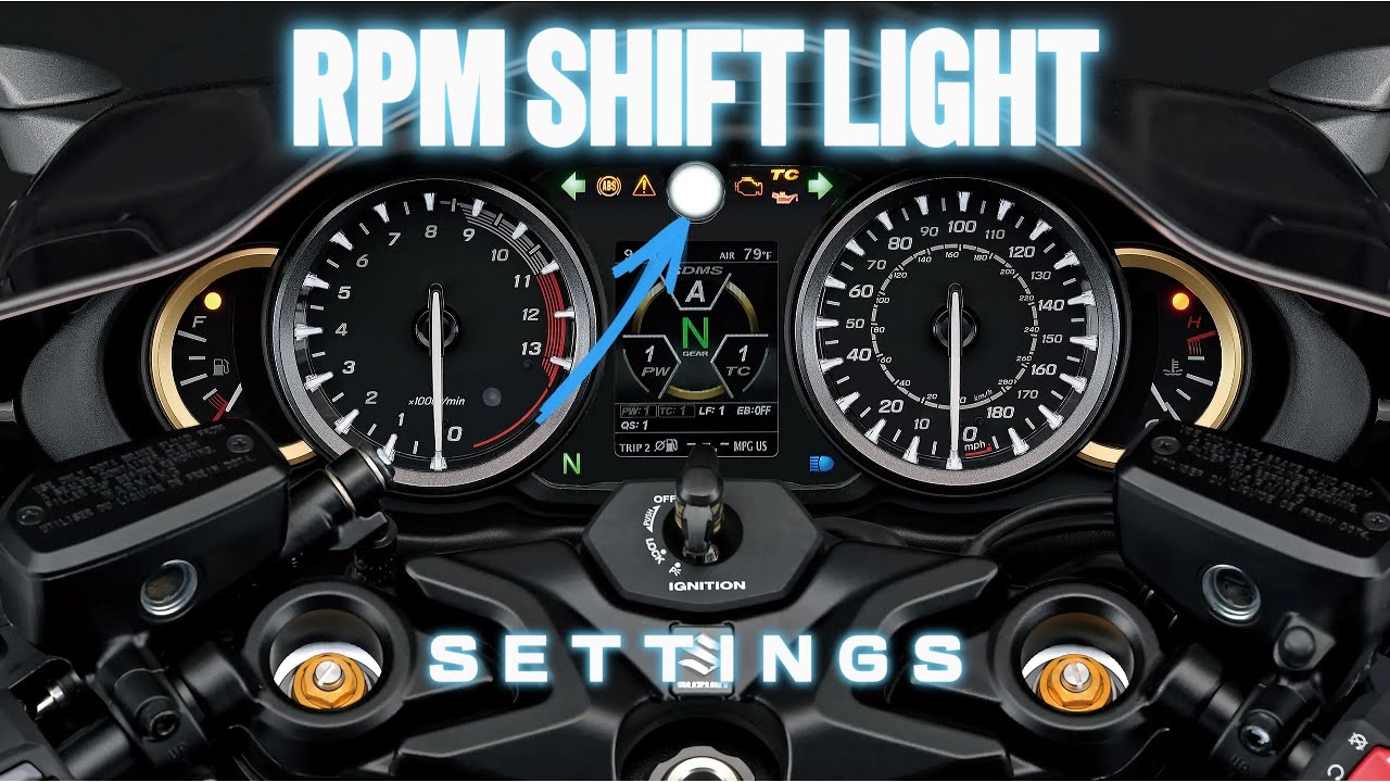 Suzuki Hayabusa RPM Shift Light: How To Set Your Custom Preference