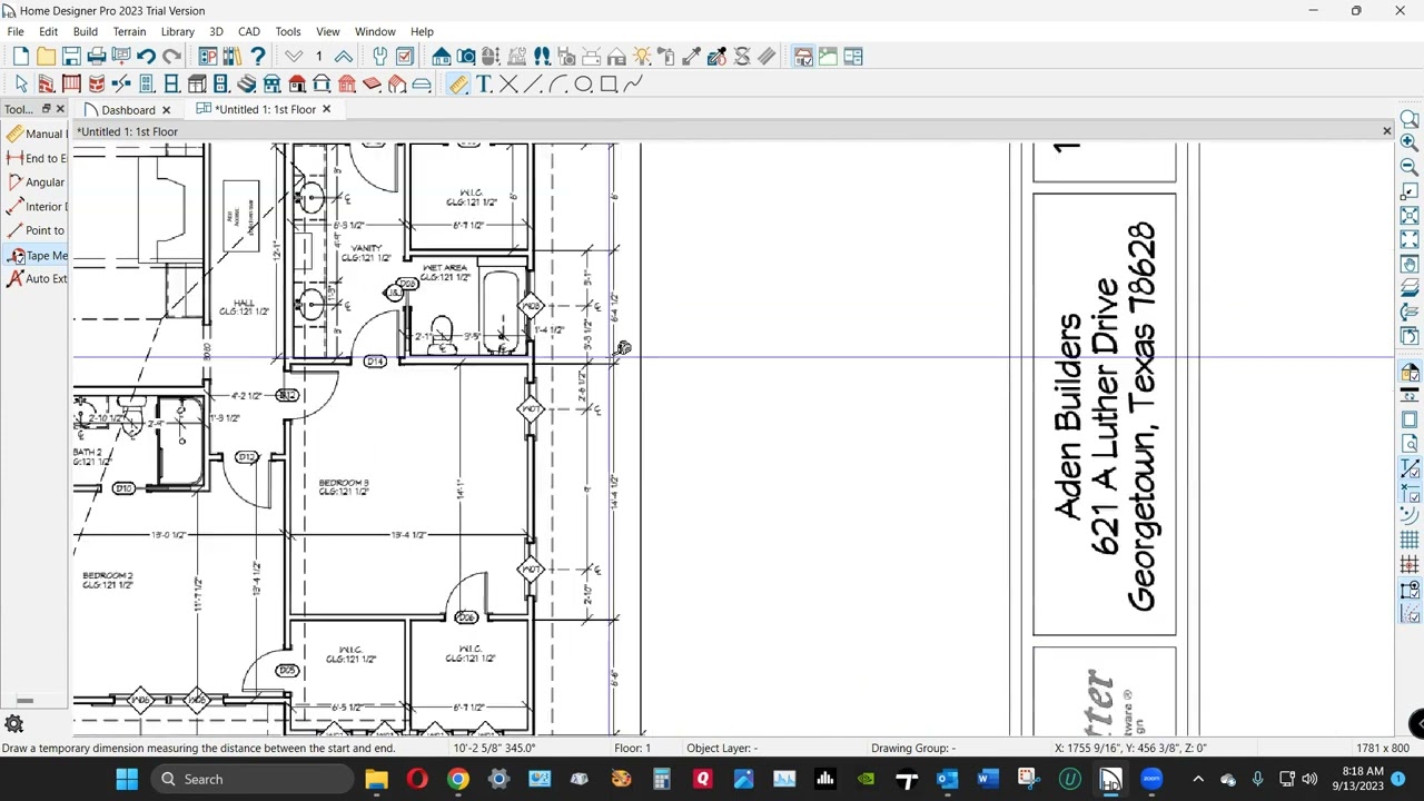Importing/scaling a PDF in Home Designer and Chief