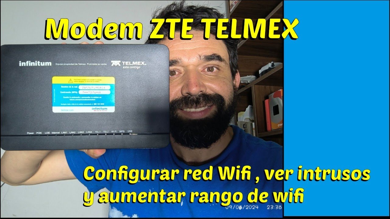 Modem ZTE ZXHN F670L - Configuraci&oacute;n de Red WIFI , Ver Intrusos y Aumentar Alcance
