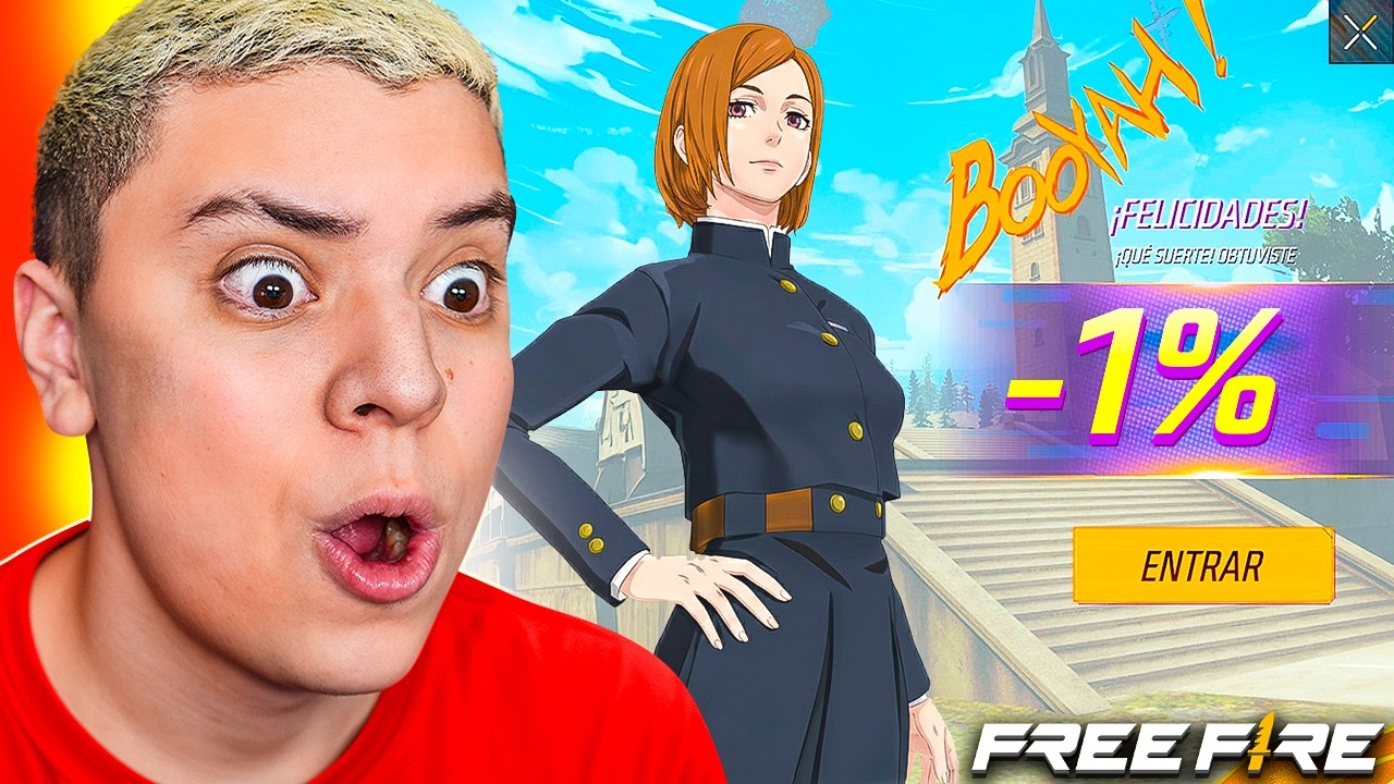 ¡ME ROBARON COMPRANDO A NOBARA EN FREE FIRE! * JUJUTSU KAISEN X FREE FIRE *