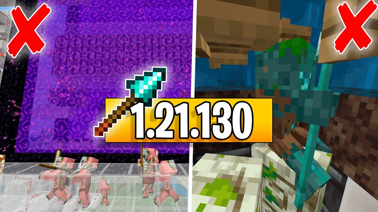 ¿Cuáles GRANJAS FUNCIONAN y NO FUNCIONAN en Minecraft BEDROCK 1.21.130?