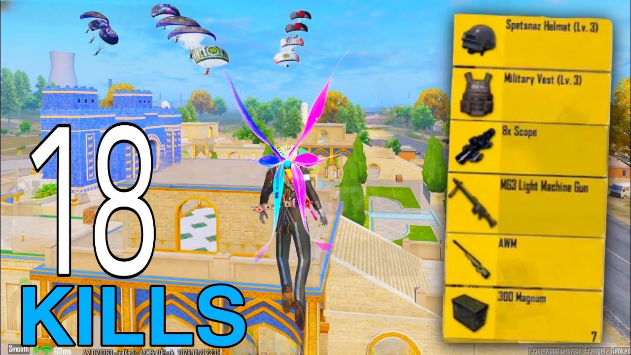 🥶 PRIMEWOOD GENESIS 🔥MY NEW BEST RUSH GAMEPLAY IN BGMI