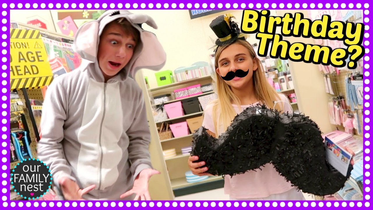 PREPARING FOR HER 13th BIRTHDAY PARTY! WHAT'S HER THEME?