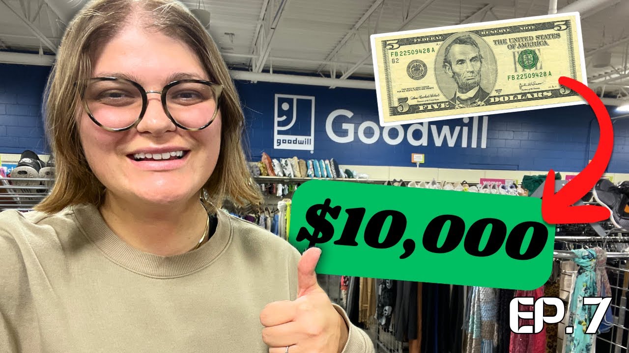 DAY 7 OF TURNING $5 INTO $10,000 BY THRIFTING
