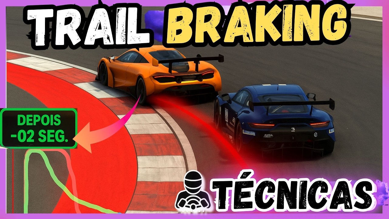 TRAIL BRAKING no Automobilismo Virtual – Como Frear do Jeito Certo Te Deixa Mais Rápido!