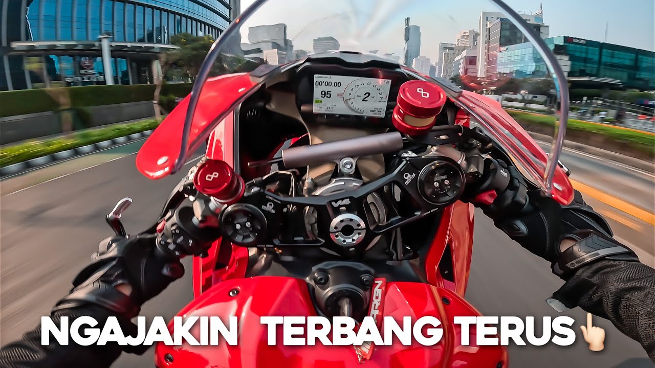 RIDING NAIK PANIGALE V4 LAGI‼️😍🔥
